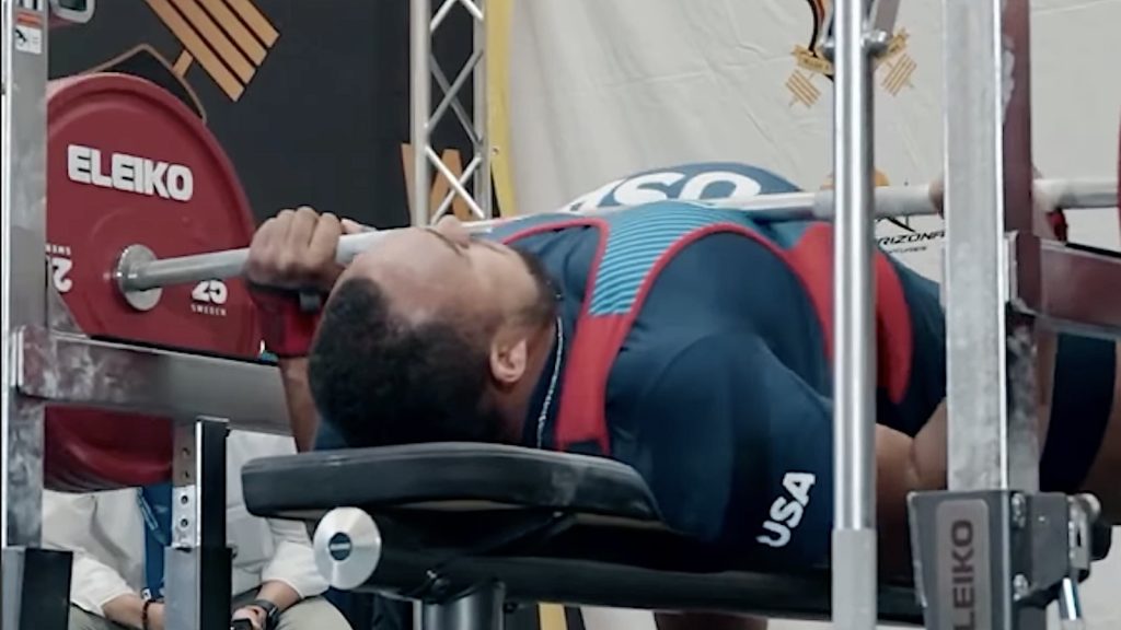 Devin Williams (120KG) 261-Kilogram Raw Bench Press Breaks IPF World Record