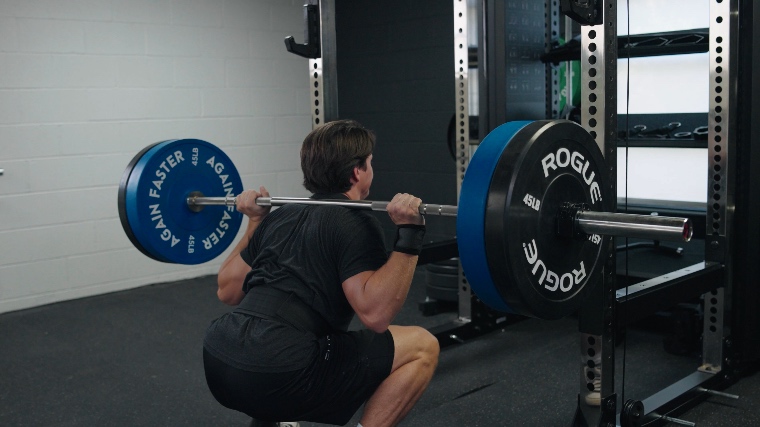 Jake Squatting with the Rogue Ohio Bar