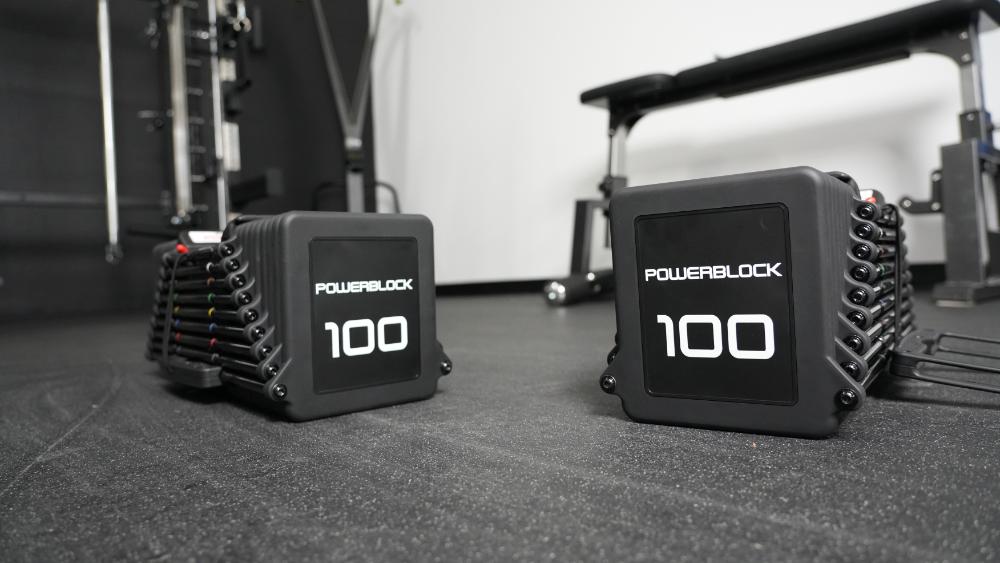 PowerBlock Pro 100s on the ground