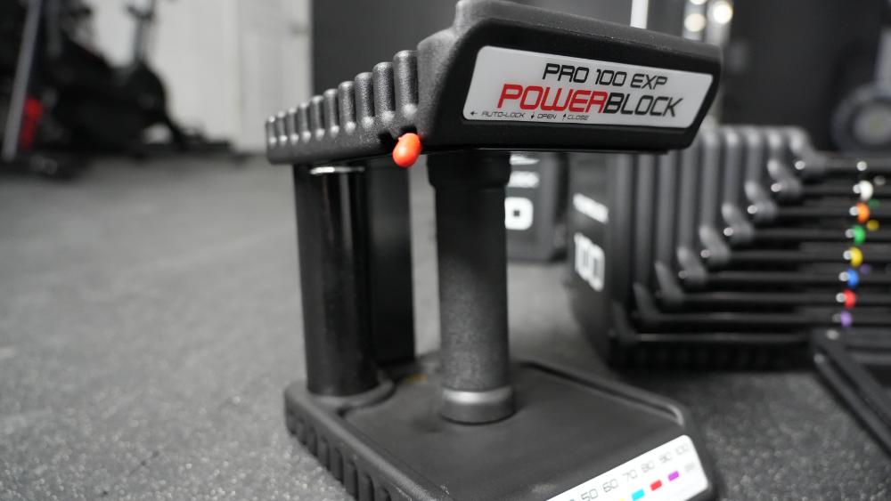 Up close shot of the PowerBlock Pro 100s