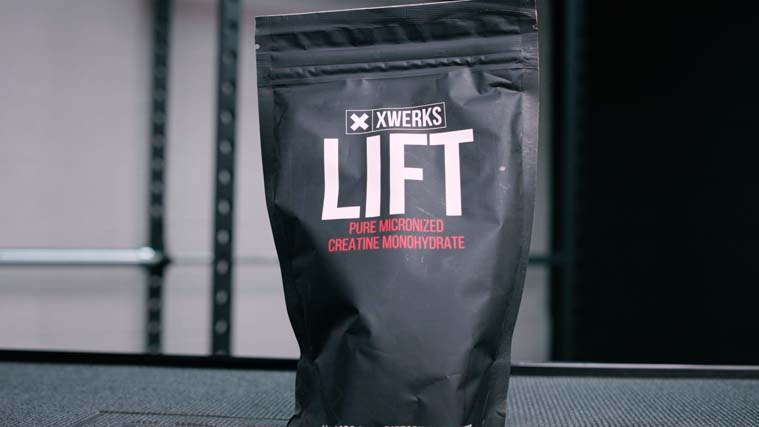 XWERKS Lift Micronized Creatine Monohydrate in BarBend testing lab