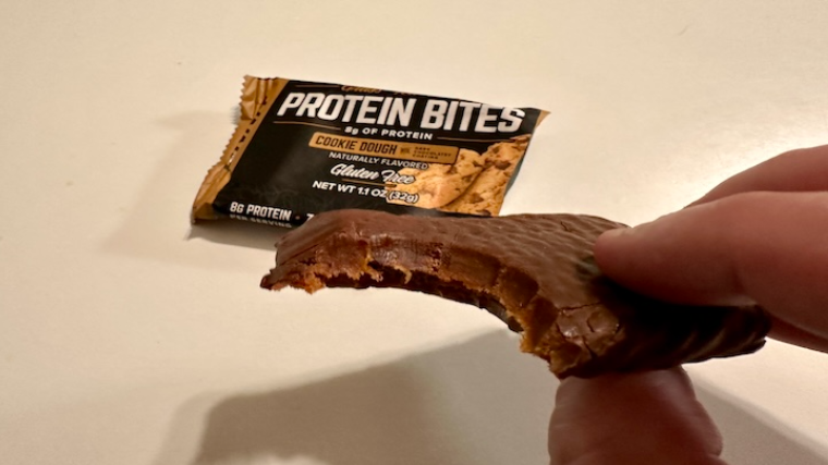 Our testing tasting the Onnit Protein Bites